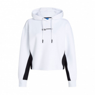 Karl Lagerfeld Sudadera Colour Block Blanca A1W20017-101