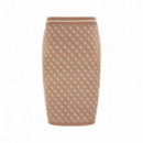 Guess Faldas Beige W4BD53 Z37K0-FN7A