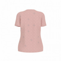 GUESS Athleisure Camiseta Gloriaeony Beige V5YI04 I3Z14-P1MJ