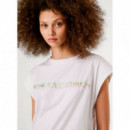 Pepe Jeans Camiseta Blanca PL506121-800