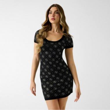 Guess Vestido Negro W6RK92 Z3JD2-JBLK