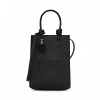 Mini Bolso Pop Negro con Charm de Oso TOUS