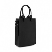 Mini Bolso Pop Negro con Charm de Oso TOUS