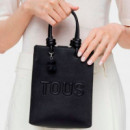 Mini Bolso Pop Negro con Charm de Oso TOUS