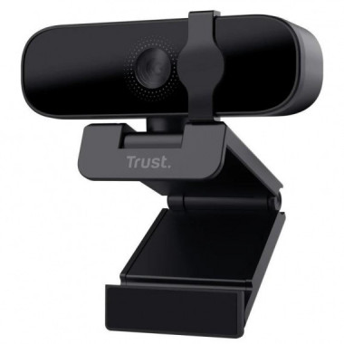 Webcam Trust Tanor FHD 1080p USB Negra