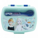 Sandwichera Rectangular con Cubiertos Frozen
