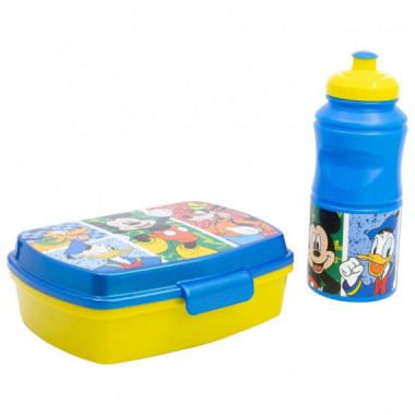 Set de Sandwichera y Botella Mickey Mouse