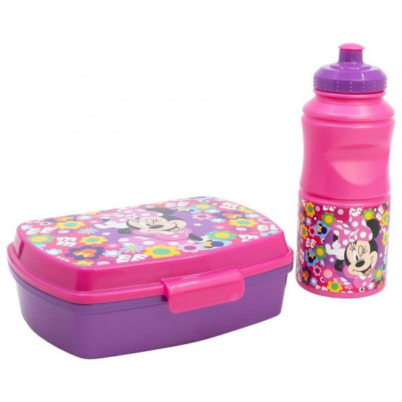 Set de Sandwichera y Botella Minnie Mouse