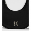 Bolso con Logo K en Forma de Media Luna de Karl Lagerfeld  KARL LAGERFELD JEANS