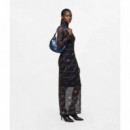 Bolso de Hombro Vaquero de Media Luna con la Inicial K de Karl Lagerfeld  KARL LAGERFELD JEANS