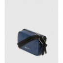 Bolso Bandolera Denim con el Logo K de Karl Lagerfeld  KARL LAGERFELD JEANS
