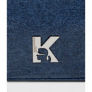 Bolso Bandolera Denim con el Logo K de Karl Lagerfeld  KARL LAGERFELD JEANS