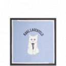 KARL LAGERFELD - Ikon Choupette Print Slk Scarf - 1KZ - B4W33095/1KZ