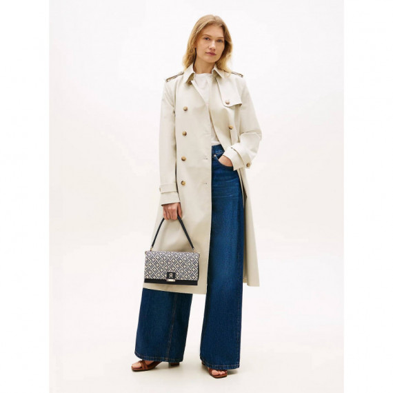 Th Her Med Crossover Blue Monogram  TOMMY HILFIGER