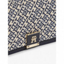 Th Her Med Crossover Blue Monogram  TOMMY HILFIGER