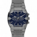 Reloj Spiked Cushion Gunmetal  DIESEL