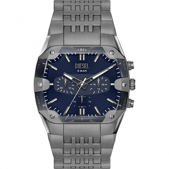 Reloj Spiked Cushion Gunmetal  DIESEL