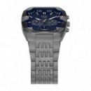 Reloj Spiked Cushion Gunmetal  DIESEL