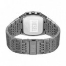 Reloj Spiked Cushion Gunmetal  DIESEL