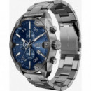 Reloj Spiked Gunmetal E/azul  DIESEL