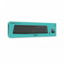 Teclado y Ratón Inalámbricos MK235 2.4GHZ Alcance 10 Metros LOGITECH