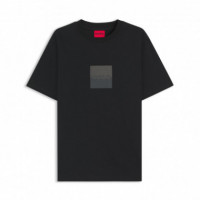 HUGO Camiseta de Punto de Algodón 50542784-001