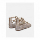 ALMA EN PENA Sandalias Oro V2651501- Camel