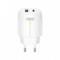 Cargador de Corriente XO L114 18W Tipo C + USB