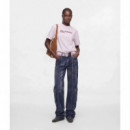 Camiseta con logotipo de Karl Lagerfeld