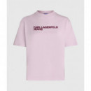 Camiseta con logotipo de Karl Lagerfeld