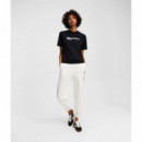 Camiseta con logotipo de Karl Lagerfeld