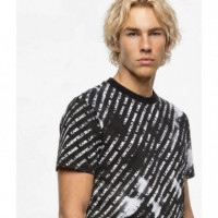 Camiseta con Logotipo con Efecto Degradado de Karl Lagerfeld  KARL LAGERFELD JEANS