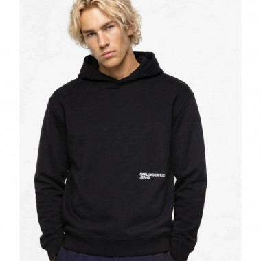 Sudadera con Capucha con Logotipo Cuadrado Degradado de Karl Lagerfeld  KARL LAGERFELD JEANS