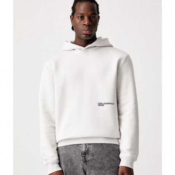Sudadera con Capucha con Logotipo Cuadrado Degradado de Karl Lagerfeld  KARL LAGERFELD JEANS