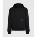 Sudadera con Capucha con Logotipo Cuadrado Degradado de Karl Lagerfeld  KARL LAGERFELD JEANS