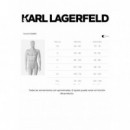 Sudadera con Capucha con Logotipo Cuadrado Degradado de Karl Lagerfeld  KARL LAGERFELD JEANS