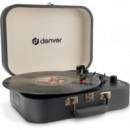 Tocadiscos Vintage Denver VPL-130DGR Gris