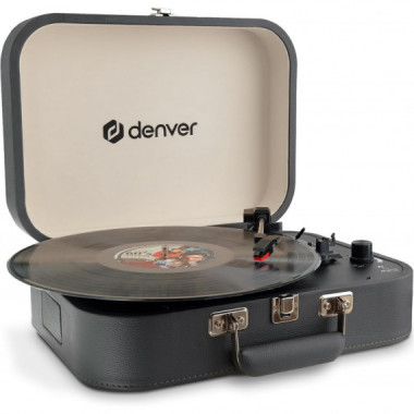 Tocadiscos Vintage Denver VPL-130DGR Gris