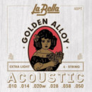 Juego Cuerdas LA BELLA Acustica Golden Alloy Extra