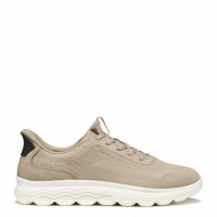 GEOX Zapatillas Spherica Plus Beige U55MPA 06KEK-C5004