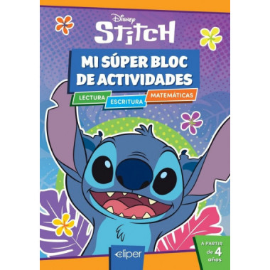 Stitch Super Bloc de Actividades Disney Actividades   2025