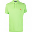 Polo RALPH LAUREN - SSKCCMSLM1-SHORT Sleeve-knit - Kiwi Lime C3867 - 710782592019/KIWI Lime C3867