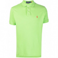 Polo RALPH LAUREN - SSKCCMSLM1-SHORT Sleeve-knit - Kiwi Lime C3867 - 710782592019/KIWI Lime C3867