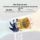 XIAOMI H101 Secador Compacto y Plegable con 20.000RPM Iónico Blanco