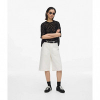 Klj Denim Bermuda White  KARL LAGERFELD
