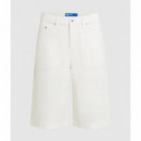 Klj Denim Bermuda White  KARL LAGERFELD