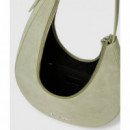 Klj Rounded Suede Hobo Tea  KARL LAGERFELD