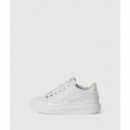 Kapri Pearl Signia Line White Lthr / Mon  KARL LAGERFELD