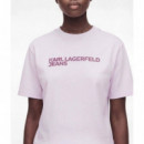 Klj Reg Ss Essential Tee Lilac Snow  KARL LAGERFELD