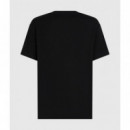 Klj Reg Ss Waffle Tee Black  KARL LAGERFELD
